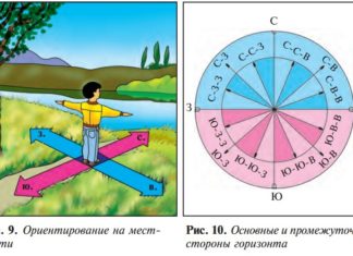 Звезды. Ориентирование по звездам