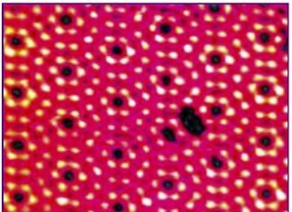 Atom-molekular ta’limot. Atom va molekulalarning realligi (mavjudligi). Kimyoviy element, kimyoviy belgi 7-rasm. Kremniy atomlarining elektron mikroskopda olingan fotosurati
