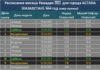 Расписание Рамадан в Астане 2023 г. (Нур султан)